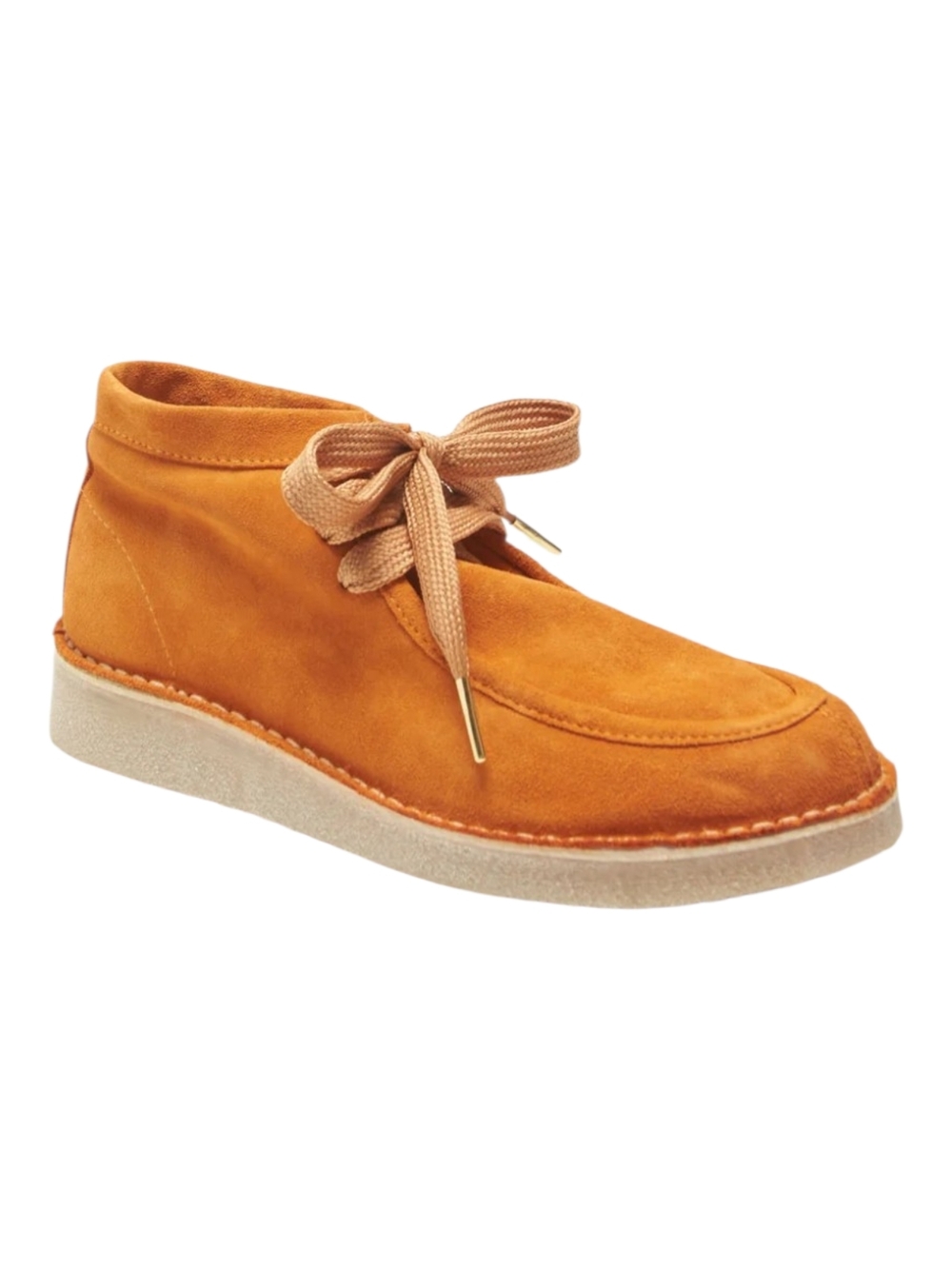 Free People Ashton Soft Suede  Boot - Tan Orange
